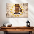 thumbnail image 2 of Elephant Stock State Map Over Rhode Island Flag Wall Art - Horizontal Canvas Wall Art - Living Room Wall Decor - Flags Canvas - Beige And Gray Decor - 24" x 16", 2 of 8