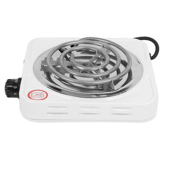 Small Electric Stove, Stainless Steel Burner, Electric Heater Stove, Safe for Home Boiling Water Dormitory Cooking