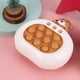 thumbnail image 1 of Juego de empuje rápido Burbuja de empuje con juguetes sensoriales de luz de sonido para suministros de regalos para niños (oso pardo), 1 of 3