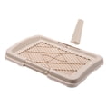 thumbnail image 3 of Tachiuwa Dog Potty Trainer Dog Toilet for Rabbit Hamster Small, Medium and Large Dogs Khaki, 3 of 9