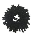 thumbnail image 1 of Qarigey Cuerda elástica para el pelo, anillo para el pelo, diadema reutilizable multicolor, aro de felpa duradero lavable, tocado portátil Accesorio para el cabello Negro Qarigey AP012778-01, 1 of 6