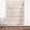 thumbnail image 4 of Ambesonne Spring Fabric by the Yard Upholstery, Daisies Butterflies Plot, 1 Yard, Pale Rose and Soft Blue, 4 of 5
