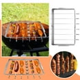 thumbnail image 1 of 1PC Folding Grill Barbecue Skewer Rack Barbecue Skewer And Barbecue Skewer Portable Durable Folding Barbecue Rack Camping Barbecue Picnic Barbecue Rack Brown, 1 of 8