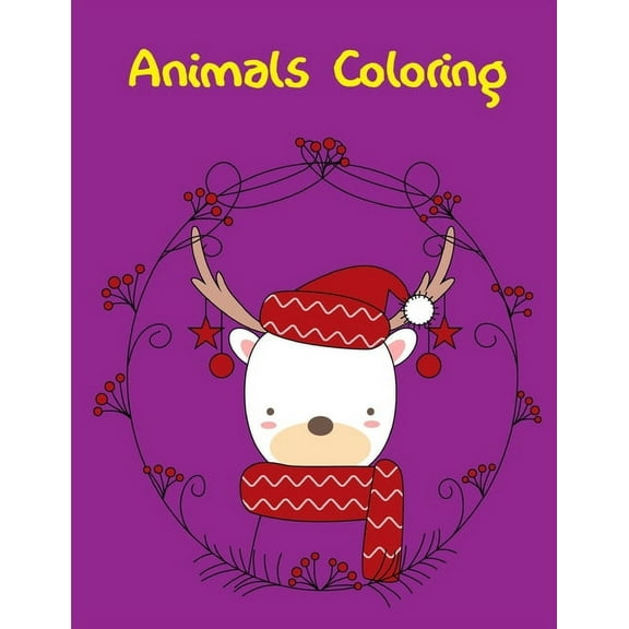 Animals Education: Animals Coloring : Coloring Book, Relax Design for Artists with fun and easy design for Children kids Preschool (Series #11) (Paperback)