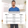 thumbnail image 6 of EA'S SECRET Men's Undershirts Bamboo Moisture-Wicking Crewneck T Shirts, Slim Fit Stretch Soft Tees for Men, 3 or 6 Pack(Lake Green/Blue/Wine Red,XL), 6 of 7