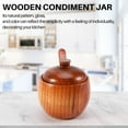 thumbnail image 3 of 2Pcs Spice Jar Seasoning Can with Lid Spoon Wood Spice Storage Box Sugar Pot Salt Jars Kitchen Storage Container Condiment Jars, 3 of 8