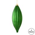 thumbnail image 2 of Vickerman M183224S 8 in. Emerald Shiny Line Finial Ornament  4 per Bag, 2 of 3