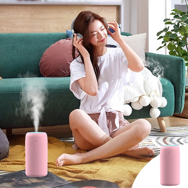 Danhjin Mini Humidifier Portable Humidifier For Bedroom, Car Cool Mist Humidifier For Home Baby Nursery, Auto Shut-off Function Kitchen Appliances