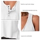 thumbnail image 4 of Camiseta sin mangas con botones deportivos,Camiseta sin mangas con botones a presión para mujer Camiseta sin mangas con botones para mujer Camiseta sin mangas con botones construida para durar, 4 of 5