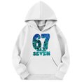 thumbnail image 3 of shqvo Cute Cherry Hoodie for Girls Bow Graphic Hoodies Kids Long Sleeve Hooded Sweatshirt Preppy Clothes Pullover, 3 of 6