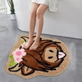 Funny Cow Head Entrance Mat Non Slip Rubber Back Kitchen Funny