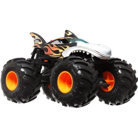 Hot Wheels Monster Trucks Shark Wreak, Oversized 1:24 Scale Die cast