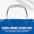 thumbnail image 3 of Bifocal Safety Glasses – Frameless Lightweight Design | Wraparound Lens | ANSI Z87.1+ | Built-In Readers, 3 of 6