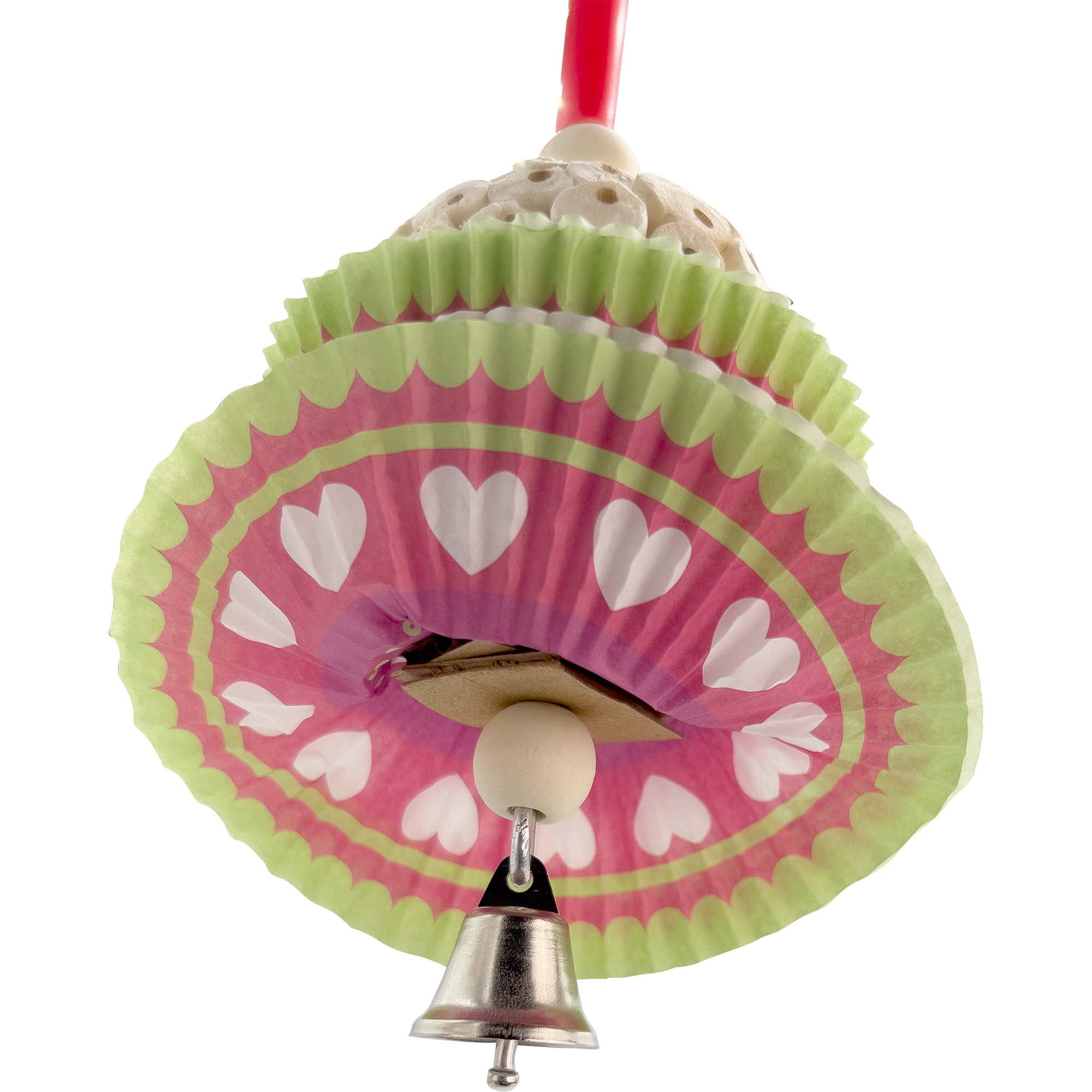 1563 Tutu Chew Three Natural Shredding Sola Mandarin Bird Toys by M&M