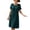 Green, variant on Summer Dress for Women Maternity Midi Dress Crew Neck Short Sleeve A Line Sundress Loose Long Dress Baby Shower Pregnancy Dresses for Photoshoot Vacation Maternity Clothings