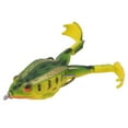 thumbnail image 1 of Ccdes Lure, Artificial Bait Bright Color Silicone+Stainless Steel With Double Propeller Feet Integrated Hook For For Freshwater, 1 of 1