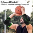 thumbnail image 2 of Ofertas Únicas 1 Par Manga de Compresión para Codo Manga para Tendinitis y Alivio del Dolor de Tenis Férula para Codo para Hombres y Mujeres M Verde, 2 of 7