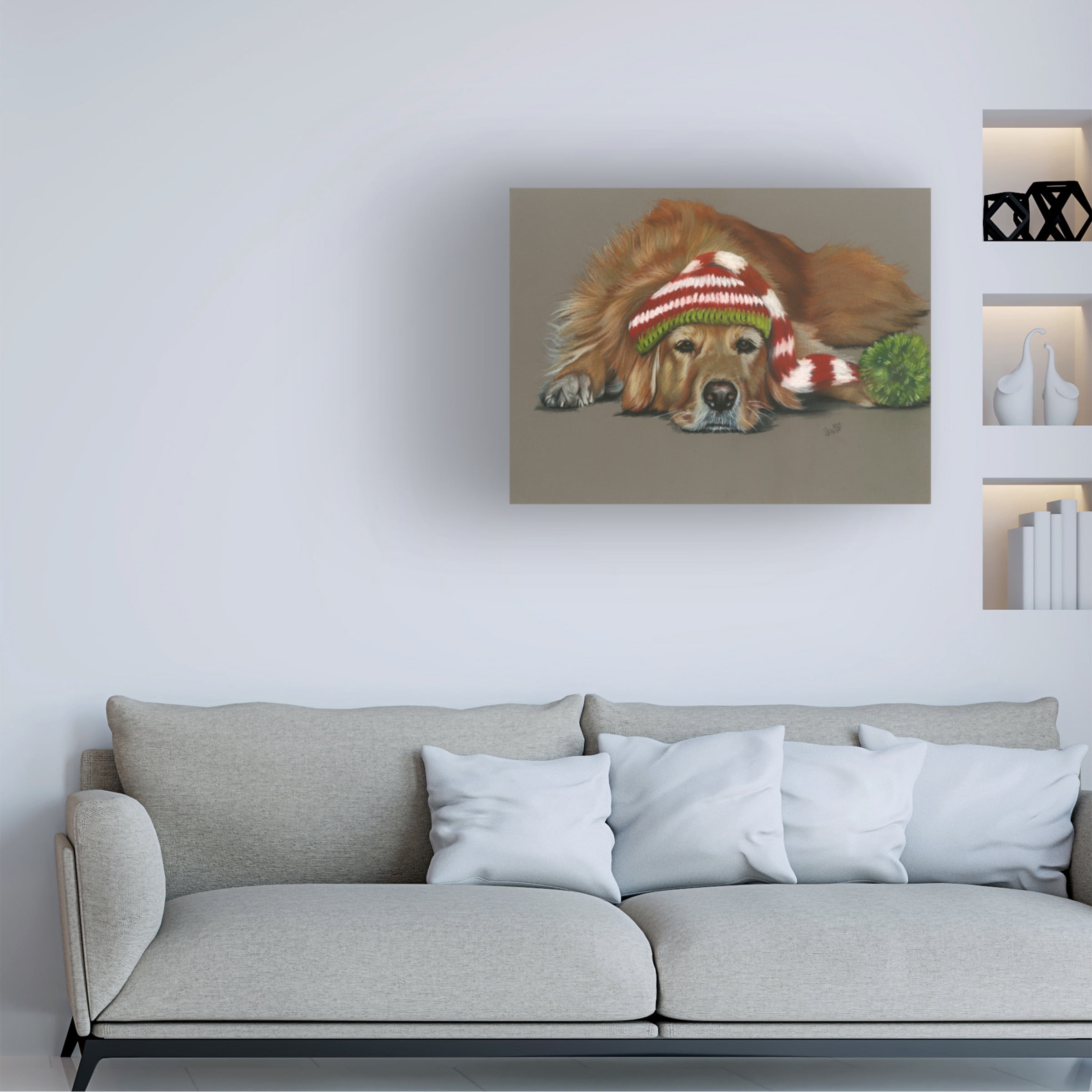 Barbara Keith 'Bah Humbug' Canvas Art