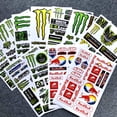 thumbnail image 2 of Mon ster Energy Red Bull Pegatinas Del Conjunto De Motor De La Motocicleta Agv Casco Película Impermeable Calcomanías Brillantes Decoración JDM huangjie unisex, 2 of 2