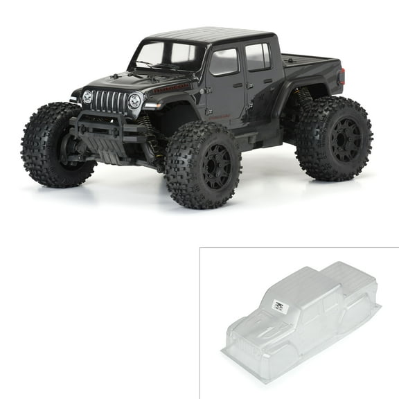 Pro-Line Racing 1/10 Jeep Gladiator Rubicon Clear Body Granite PRO357500 Car/Truck Bodies wings & Decals