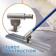 thumbnail image 6 of FENHRTVM Concrete Bull Float Bracket, Stainless Steel Adjustable Concrete Bull Float , Silver, 6 of 6
