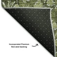 thumbnail image 3 of Addison Rugs Mayfield Washable Transitional Floral Olive Rectangle Rug, 9' x 12', 3 of 6