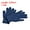 Dark Blue, variant on Unique Bargains Dusting Cleaning Gloves Microfiber Mittens Set Green