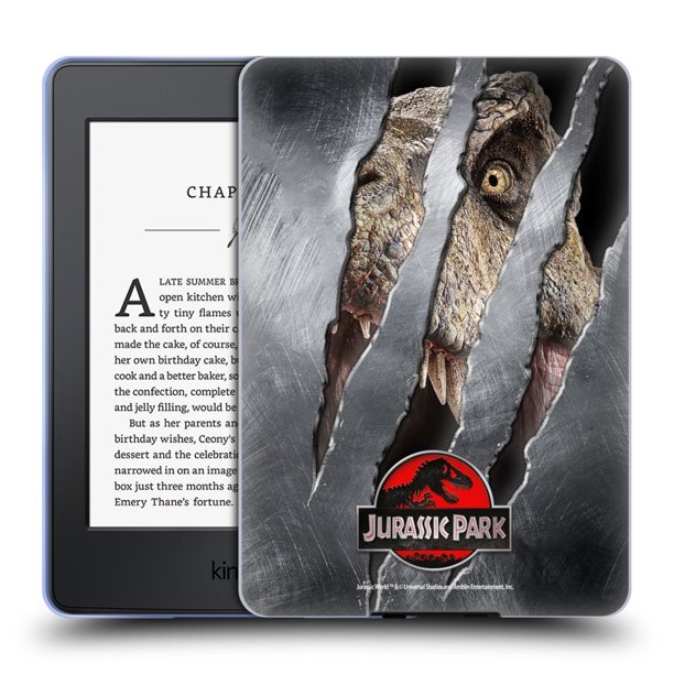 Head Case Designs Officially Licensed Jurassic Park Logo T Rex Claw Mark Soft Gel Case Compatible With Amazon Kindle Paperwhite 1 2 3 Walmart Com Walmart Com