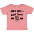 thumbnail image 3 of Inktastic North Dakota Awesome Since 1889 Boys or Girls Baby T-Shirt, 3 of 5