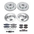 thumbnail image 3 of PowerStop Front and Rear Z23 Evolution Sport Carbon-Fiber Ceramic Brake Pad and Drilled & Slotted Rotor Kit Fits: FORD LINCOLN Select Models K5584, 3 of 10