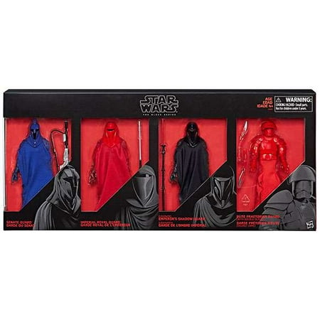 Star Wars Black Series Senate Guard, Imperial Royal Guard, Emperor's Shadow Guard & Elite Praetorian Guard Action Figure 4-Pack