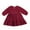 Red, variant on IROINNID Toddler Girl Princess Dress Long Sleeve Soild Dress Toddler Girl Dress 6T
