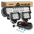 thumbnail image 1 of Barra de luces LED Nilight ZH016, 30 cm, 72 W, combinación de puntos con 2 luces antiniebla, 1 of 9
