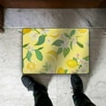 thumbnail image 3 of SKYSONIC Doormat Lemon with Tropical Leaves Flowers Lightweight Non Slip Indoor Outdoor Entryway Rugs Floor Mat for Bathroom Kitchen Entrance 31x20in, 3 of 6