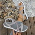 thumbnail image 6 of Dakaela Walking Hiking Sandals for Women Comfortable Summer Shoes with Arch Support Strappy Orthopedic Beach Sport Sandal Size 6, 6 of 9