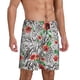thumbnail image 2 of Fotbe Roses Mixed Zebra 1 Pantalones Cortos de Pijama para Hombre, Ropa de Dormir, Pantalones de Pijama Cortos para Hombre-X-Large, 2 of 6
