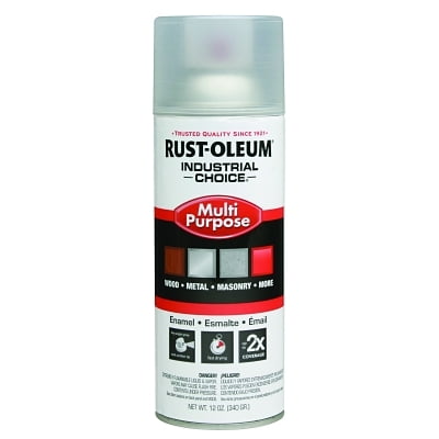 Industrial Choice 1600 System Enamel Aerosol, 12 oz, OSHA Safety Orange, Hi-Gloss | Bundle of 5 Cases