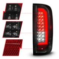 thumbnail image 3 of Convient 2015-2021 GMC Canyon ANZO USA Assemblage de Feu Arrière - Lentille à Fumée LED 311435; Boîtier Noir; Rouge/blanc; Ensemble de 2; avec Barre Lumineuse en C, 3 of 5