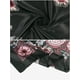 thumbnail image 4 of INSPIRAR CHIC Mujeres Pañuelo de Satén Cuadrado 35" Gran Pañuelo de Paisley Simétrico de Seda para el Cabello, Envoltura para Dormir, Bandanas 90x90cm Negro Rojo, 4 of 6
