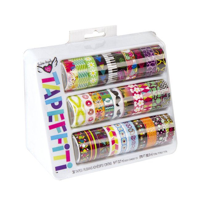 Fashion Angels Tapeffiti 30 Piece Full Decorative Tape Caddy