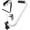 White, variant on Yeoman Weedeater Handle Extension with Bracket Clamp, Ergonomic Trimmer Grip for Lawn Care, Landscaping, Yard Trimming (Silver)