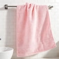 thumbnail image 5 of Bath Hand Towels, 13"x28" - Cotton | Light Weight | Soft | Absorbent, Hand Towels for Bathroom | Showering | Guest Use, Bathroom Essentials & Home Decor, Pink, 5 of 7