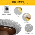 thumbnail image 3 of Elastic Fitted Round Tablecloth, Sunflower Waterproof Stretch Table Cover for 55"-60" Tables, Vintage Botanical Washable Outdoor Tablecloths for Patio, Picnic, Camping, 3 of 9