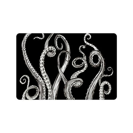 Mkhert Vintage Octopus Tentacles Doormat Rug Home Decor Floor Mat