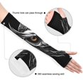 thumbnail image 3 of ALAZA Cool Owl UV Sun Protection Arm Sleeves UPF 50+ Compression Cooling Sleeve 1 Pair, 3 of 7