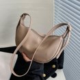 thumbnail image 2 of Bolso de hombro con forma de media luna para mujer bolso informal con cierre de cremallera bolso de viaje para mujer, 2 of 8
