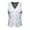 White, variant on Penkiiy Blazer Vest for Men Men's Fashion Everyday Party Casual Print Double Breasted Blazer Jacket Gold S(4) Vest