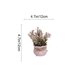 thumbnail image 3 of Small Artificial Potted Greenery Fake Home Office Desk Decor Wedding Photography Prop Miniature Plastic Greenery 1-Piece, 3 of 6