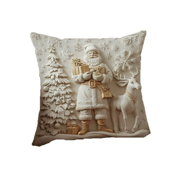 A Holiday Themed Cushion Cover A For Decorative Pillows With Christmas Designs For Living Room Accents