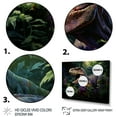 thumbnail image 3 of Designart "Velociraptors Roaming in the Jungle" Animals Framed Wall Art Decor - Modern Purple Dinosaur Bedroom Framed Canvas Wall Art, 3 of 6